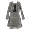 Hot Sale 🥰 Rare Editions Big 👧 Girls 7-16 Velvet To Boucle Skater 👗 Dress & Matching Cardigan Set Black 🎉 -Rare Editions Shop unnamed file 102