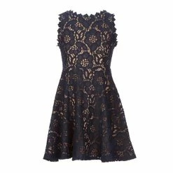 Buy 😍 Rare Editions Big 👧 Girls 7-16 Two-Tone-Lace Fit-And-Flare 👗 Dress Raspberry ✔️ -Rare Editions Shop unnamed file 127