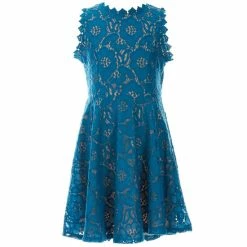 Buy 😍 Rare Editions Big 👧 Girls 7-16 Two-Tone-Lace Fit-And-Flare 👗 Dress Raspberry ✔️ -Rare Editions Shop unnamed file 130