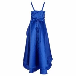 Best Pirce 😉 Rare Editions Big 👧 Girls 7-16 Sleeveless V-Neck Beaded Waist Tie Back Double-Flounce-Tulip-Hem Satin Faux-Wrap Maxi 👗 Dress Red ✔️ -Rare Editions Shop unnamed file 15