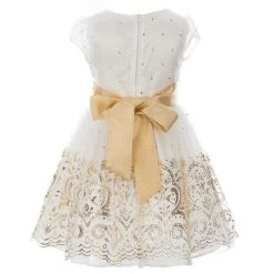 Budget ⭐ Rare Editions Little 👧 Girls 4-6X Faux-Fur Cardigan & Glitter Border Fit-And-Flare 👗 Dress Set Ivory 🛒 -Rare Editions Shop unnamed file 163