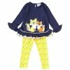Outlet ✔️ Rare Editions Little 👧 Girls 2T-6X Long-Sleeve Fox-Applique Tunic Top & Printed Leggings 2-Piece Set Navy 🎁 -Rare Editions Shop unnamed file 166