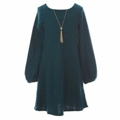 Cheapest 🛒 Rare Editions Big 👧 Girls 7-16 Double Knit Shift 👗 Dress Navy ⌛ -Rare Editions Shop unnamed file 193
