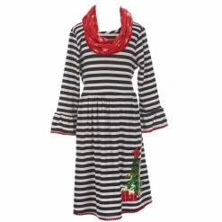 New 😍 Rare Editions Big 👧 Girls 7-16 Two 👗 Dress Set Snowflake & Striped/Christmas Tree 👗 Dress 3-Piece Set Red ⌛ -Rare Editions Shop unnamed file 215