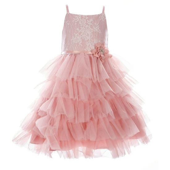 Hot Sale ๐ Rare Editions Little ๐ง Girls 4-6X Sleeveless Lace Tiered Mesh ๐ Skirt ๐ Dress Blush โจ 3 Hot Sale ๐ Rare Editions Little ๐ง Girls 4-6X Sleeveless Lace Tiered Mesh ๐ Skirt ๐ Dress Blush โจ