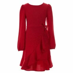 Wholesale 😍 Rare Editions Big 👧 Girls 7-16 Lurex Knit Faux Glitter Wrap 👗 Dress Hunter 😍 -Rare Editions Shop unnamed file 27