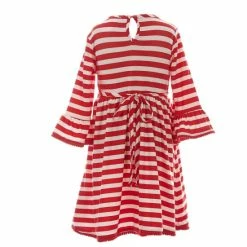 Buy 🧨 Rare Editions Little 👧 Girls 2T-6X 2 🎅 Christmas Themed 👗 Dresses Striped Reindeer & Tree Printed Red 👏 -Rare Editions Shop unnamed file 326