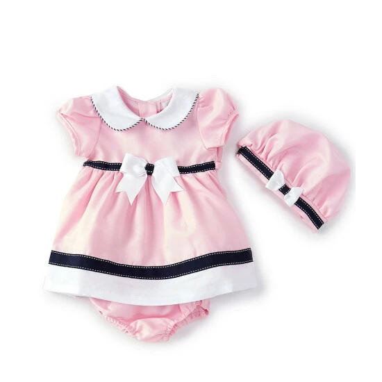 Wholesale ๐ฅฐ Rare Editions Baby ๐ง Girls 3-24 Months Twill Sailor Cap Sleeve ๐ Dress & Hat Pink โค๏ธ 3 Wholesale ๐ฅฐ Rare Editions Baby ๐ง Girls 3-24 Months Twill Sailor Cap Sleeve ๐ Dress & Hat Pink โค๏ธ