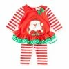 Deals ⭐ Rare Editions Baby 👧 Girls 3-24 Months Mixed-Media Santa-Applique Tunic Top & Striped Leggings Set Red 🥰 -Rare Editions Shop unnamed file 341