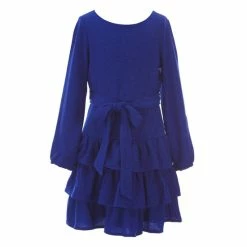Best reviews of 👍 Rare Editions Big 👧 Girls 7-16 Pique Glitter Knit Tiered Ruffle 👗 Dress ✨ -Rare Editions Shop unnamed file 4