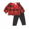Best reviews of 🎁 Rare Editions Baby 👧 Girls 3-24 Months Plaid Tunic Top & Solid Leggings Set Red 🌟 -Rare Editions Shop unnamed file 408