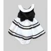 Top 10 ✔️ Rare Editions Baby 👧 Girls 3-24 Months Round Neck Bow Front Stripe 👗 Dress Black 🤩 -Rare Editions Shop unnamed file 441