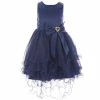 Discount ⭐ Rare Editions Little 👧 Girls 2T-6X Sleeveless Lettuce Edge Wire Hem Tiered Mesh High-Low 👗 Dress Navy 🧨 -Rare Editions Shop unnamed file 478