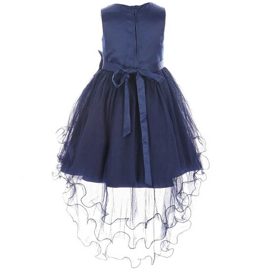 Discount โญ Rare Editions Little ๐ง Girls 2T-6X Sleeveless Lettuce Edge Wire Hem Tiered Mesh High-Low ๐ Dress Navy ๐งจ 4 Discount โญ Rare Editions Little ๐ง Girls 2T-6X Sleeveless Lettuce Edge Wire Hem Tiered Mesh High-Low ๐ Dress Navy ๐งจ - Image 2