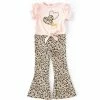 Best reviews of 😉 Rare Editions Little 👧 Girls 2T-6X Short-Sleeve Heart-Applique Tee & Leopard-Printed Leggings 2-Piece Set Blush 👏 -Rare Editions Shop unnamed file 629