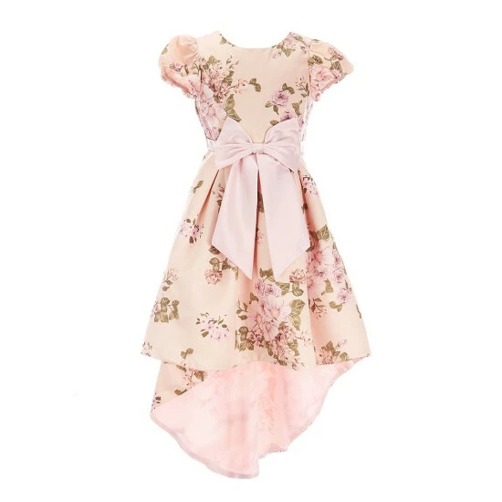 Discount ๐ฏ Rare Editions Big ๐ง Girls 7-16 Short Sleeve Floral Satin High Low ๐ Dress Taupe ๐ 3 Discount ๐ฏ Rare Editions Big ๐ง Girls 7-16 Short Sleeve Floral Satin High Low ๐ Dress Taupe ๐