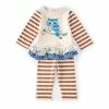 Cheap 😉 Rare Editions Baby 👧 Girls 3-24 Months Long-Sleeve Mixed-Media Tunic Top & Striped Leggings 2-Piece Set Oatmeal 👍 -Rare Editions Shop unnamed file 731