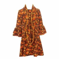 Outlet 🔔 Rare Editions Big 👧 Girls 7-16 Pumpkin-Printed Shift 👗 Dress & Checked A-Line 👗 Dress Two Piece Set Brown 💯 -Rare Editions Shop unnamed file 737