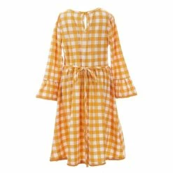 Outlet 🔔 Rare Editions Big 👧 Girls 7-16 Pumpkin-Printed Shift 👗 Dress & Checked A-Line 👗 Dress Two Piece Set Brown 💯 -Rare Editions Shop unnamed file 738
