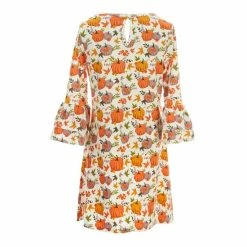 Promo 😉 Rare Editions Big 👧 Girls 7-16 Long-Sleeve Pumpkin-Print Shift 👗 Dress & Striped Pumpkin-Appliqued Fit-And-Flare 👗 Dress Set Ivory 👍 -Rare Editions Shop unnamed file 754