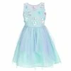 Best reviews of 👏 Rare Editions Big 👧 Girls 7-16 Sleeveless Illusion Dimensional-Iridescent-Flower-Detail Ombre Mesh Uneven Hem Fairy 👗 Dress Iridescent Mint 💯