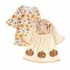 Best deal 🌟 Rare Editions Little 👧 Girls 2T-6X Long-Sleeve Pumpkin Shift 👗 Dress, Striped Pumpkin-Appliqued Fit-And-Flare 👗 Dress & Scarf Set Ivory 🥰 -Rare Editions Shop unnamed file 846