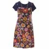 Deals 😉 Rare Editions Big 👧 Girls 7-16 Sleeveless Flower-Printed Challis Jumper 👗 Dress, Short-Sleeve Solid Knit Tee & Necklace 3-Piece Set Navy Multi 👏