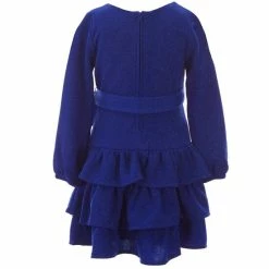 Top 10 🔔 Rare Editions Little 👧 Girls 2T-6X Pique Glitter Knit Tiered Ruffle 👗 Dress ⌛ -Rare Editions Shop unnamed file 88