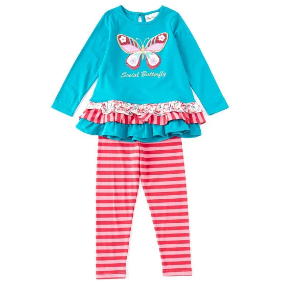 Top 10 π Rare Editions Little π§ Girls 2T-6X Long-Sleeve Butterfly-Applique Tunic Top & Striped Leggings 2-Piece Set Turquoise/pink π₯ 3 Top 10 π Rare Editions Little π§ Girls 2T-6X Long-Sleeve Butterfly-Applique Tunic Top & Striped Leggings 2-Piece Set Turquoise/pink π₯