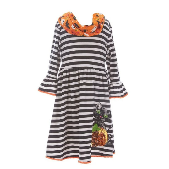 Buy ๐ Rare Editions Little ๐ง Girls 2T-6X 2 ๐ Dresses ๐ Halloween Print & Striped Cat-Appliqued ๐ Dress Set Orange ๐ 7 Buy ๐ Rare Editions Little ๐ง Girls 2T-6X 2 ๐ Dresses ๐ Halloween Print & Striped Cat-Appliqued ๐ Dress Set Orange ๐ - Image 5