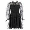 Best deal 🤩 Rare Editions Big 👧 Girls 7-16 Long-Sleeve Flocked Dot Mesh Flower Lace Illusion Skater 👗 Dress Black 😍 -Rare Editions Shop unnamed file 911