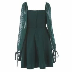 Discount ✨ Rare Editions Big 👧 Girls 7-16 Swiss-Dot-Sleeve Scuba-Crepe Fit-And-Flare 👗 Dress Hunter 🧨 -Rare Editions Shop unnamed file 99